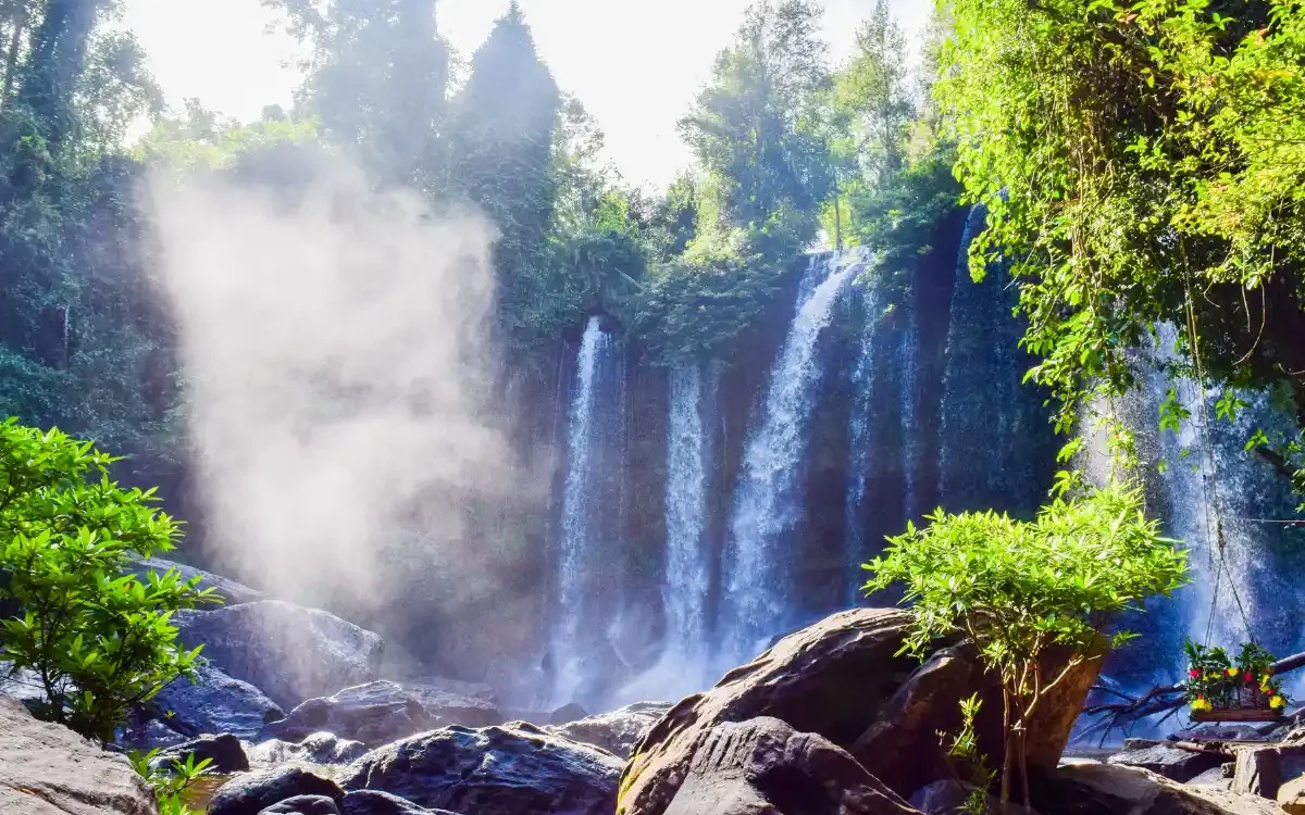 Пном-Кулен — Phnom Kulen National Park и водопады