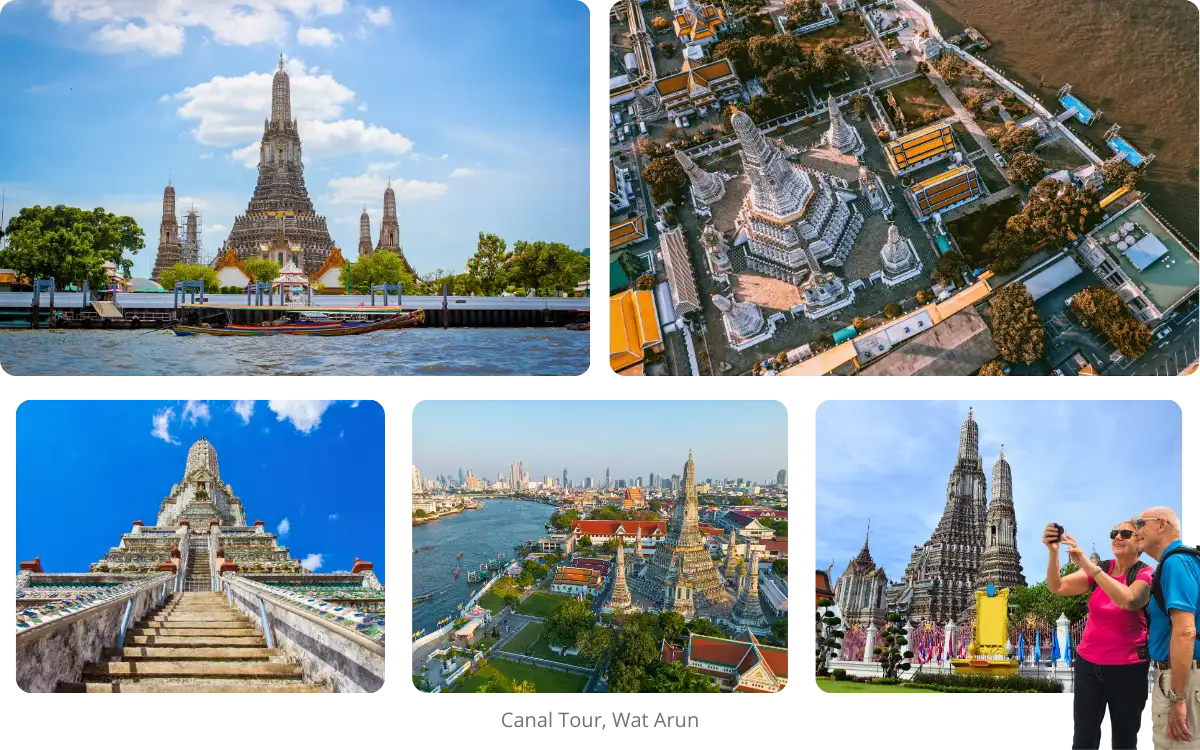Bangkok Canals and Wat Arun Private Tour