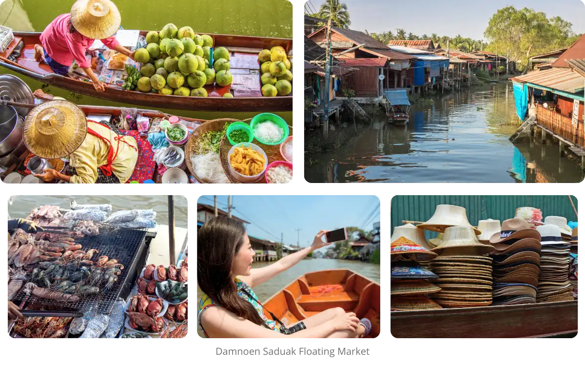 Damnoen Saduak Floating Market Private Tour